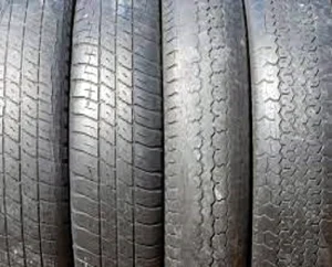 Unevenly worn tires